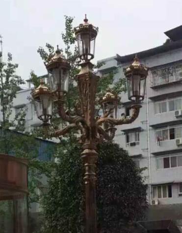【led庭院燈案例】廣東省揭陽市小區景觀亮化工程