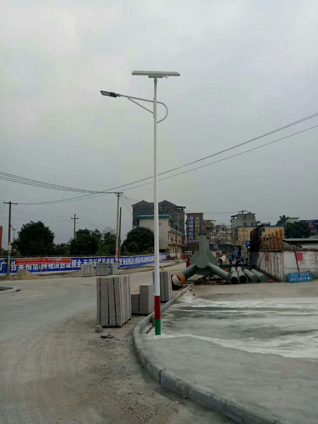 【華可案例】廣西桂平240套農村太陽能路燈安裝完畢！
